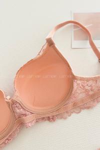 Lamelif Taşlı Dantelli Destekli Sütyen Takım