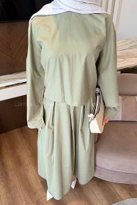 Lamelif Etekli Takım Çağla Yeşili