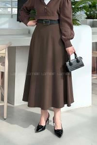 Lamelif Daisy Etek Soft Kahve