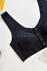 Lamelif İhracat Önü Çıtçıtlı Hafif Destekli Kopçasız Sütyen