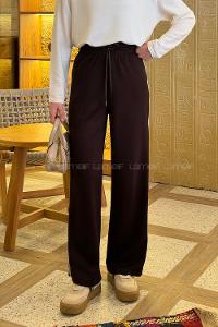 Lamelif Biyeli Modal Eşofman Acı Kahve