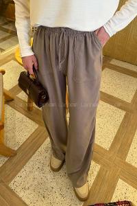 Soil Viscose Fabric High Waist Comfortable Pants