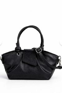 Lamelif Paris Kadın Pase Soft Deri Askılı Çanta Siyah