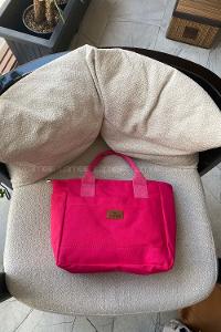 Fuchsia Buckle Skin Hand Bag Bag