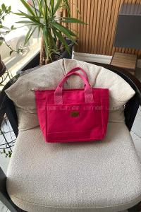 Fuchsia Buckle Skin Hand Bag Bag