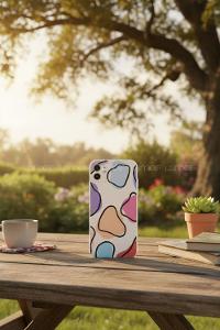 Lamelif  ıPhone 11 Palet Baskılı Telefon Kılıfı