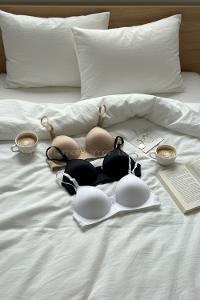 Very Colorful-en Cotton Fabric Underwire Unsupport 