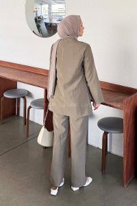 Mink Shirt Collar Long Arm Ayrobin Regular Trousers Comfortable Suit