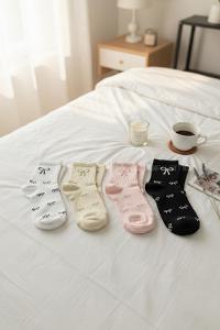 Lamelif 4lü Fiyonk Puanlı Çorap