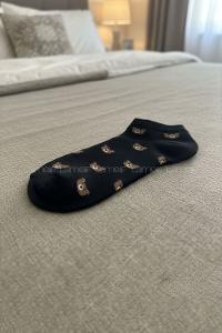 Lamelif Yıkamalı Penye Ayı Çorap