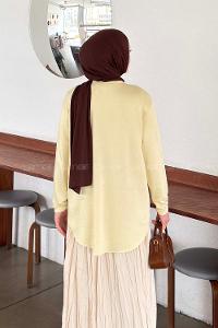 Lamelif Basic Sweat Sarı