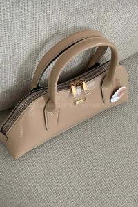 Lamelif Gold Detaylı Kadın El Ve Omuz Çantası Bej