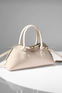 Lamelif Gold Detaylı Kadın El Ve Omuz Çantası Krem
