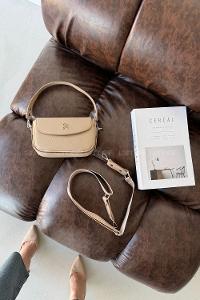 Mink With Zipper Skin Hand Bag Bag