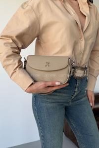 Mink With Zipper Skin Hand Bag Bag