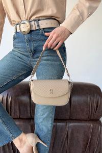 Mink With Zipper Skin Hand Bag Bag