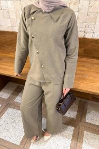 Mink Shirt Collar Long Arm Ayrobin Regular Trousers Comfortable Suit