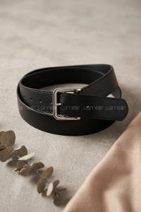 Black Belted Skin Belt