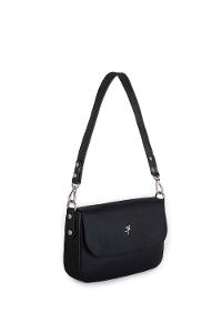 Black-1 With Zipper Skin Hand Bag Bag