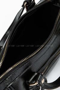 Lamelif Örgü Ve Sarkıt Detaylı Jimmy Kadın Çapraz Çanta Siyah