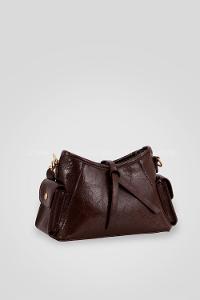 Bitter Brown Without Accessories Skin Hand Bag Arm Bag Bag