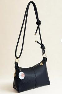 Lamelif Düğüm Detaylı Günlük Şık Kadın Çanta Siyah