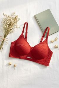 Lamelif Premium İthal Ribana Dokulu Pamuk Sütyen