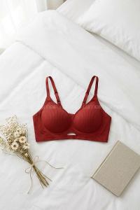 Lamelif Premium İthal Ribana Dokulu Pamuk Sütyen