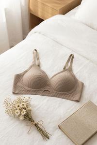 Lamelif Premium İthal Ribana Dokulu Pamuk Sütyen