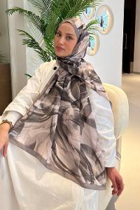 Lamelif Brush Desen Soft Şal Toprak