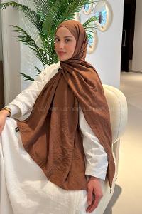 Lamelif Comfort Pamuk Şal Badem