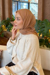 Lamelif Bambu Eşarp Camel