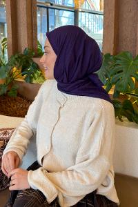 Lamelif Bambu Eşarp Mor
