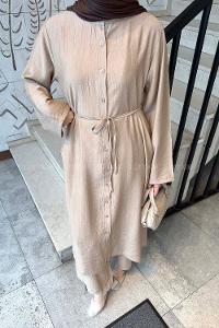 Mink Neckband Long Arm Cupra Regular Trousers Comfortable Suit