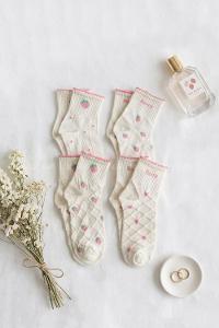 Ecru Pink Sock