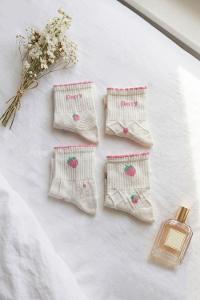 Ecru Pink Sock