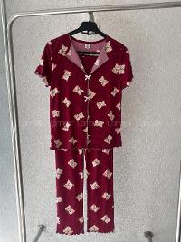 Lamelif Kadın Soft Touch Ayıcık   Desenli Pijama Takımı