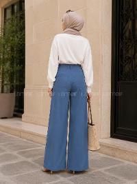Lamelif Kadın Keten Gabardin Mihra Pantolon