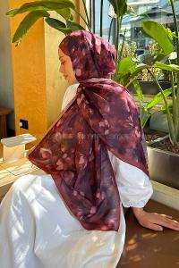 Tile Cotton Cotton Fabric Striped Flowering Printed Shawl