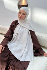 Lamelif Ağaçdalı Desen Ayrobin Floş Jakar  Şal Taş