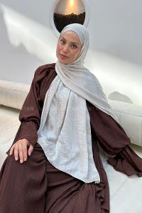 Lamelif Kapadokya Desen Ayrobin Floş Jakar  Şal Taş