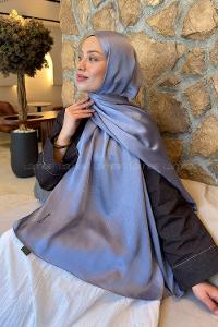 Lamelif Janjan Şal Koyu Gri