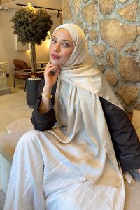 Lamelif Janjan Şal Vizon