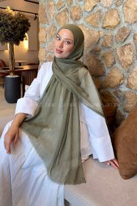 Lamelif  Konfor  Şal Asker Yeşili