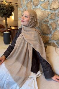 Lamelif  Konfor  Şal Camel