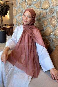 Lamelif  Konfor  Şal Tarçın