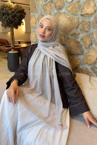 Lamelif  Konfor  Şal Vizon