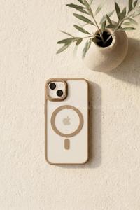 Lamelif iPhone 13-14 Metal Focus Megsafe Kılıf
