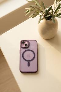 Lamelif iPhone 15 Metal Focus Megsafe Kılıf
