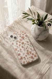 Lamelif iPhone 11 Güllü Çiçekli Taşlı Telefon Kılıfı